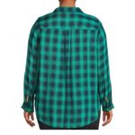 Terra & Sky Terra Sky Plus Size Button Up Long sleeve Shirt Photo 1