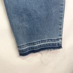 Nicole Miller  Plus Size 20 High Rise Skinny Jeans Floral Embroidered Raw Hem 677 Photo 9