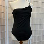 Mono B Clothing Black One-Shoulder Bodysuit, size L Photo 1