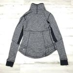 Lululemon Base Runner 1/2 Zip Pullover Jacket Heathered Grey Black Size 6 Photo 10