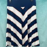 Old Navy Stripe Midi Skirt L Photo 3