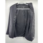 Talbots Blazer Womens Plus Size 18W Lined 2 Button Black Wool Career Photo 8