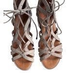 Gentle Souls Like New  Leather Joy Wedge
Lace Up Sandals Taupe Size 5.5 Photo 2