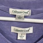 Coldwater Creek Vintage Lilac Purple Dress Duster Cardigan SET womens Size Large Photo 5