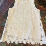 J.Jill Women’s Embroidered White Lace Sleeveless Blouse XS Photo 7