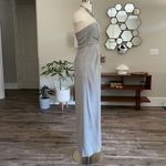 Laundry by Shelli Segal Metallic silver gown - Photo 3