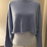 LA Hearts Lavender Cropped Sweatshirt Size M Photo 0