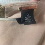 Chico's Chico’s Black Label Womens Size 0 US 4 Tan High Slit Crepe Tunic Blouse Top Photo 3