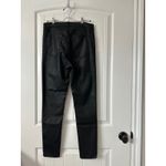 Abercrombie & Fitch Super Skinny Ankle High Rise Shiny Black Pants Size 31 Photo 3