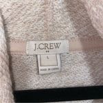 J.Crew Cowl Neck Sweater Women L Wool Blend Neutral Coastal Pocket Preppy Knit Photo 5