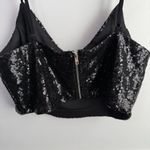 Lulus  Black Groove Black Sequin Two-Piece Bodycon Mini Dress Photo 11