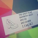 Katy Perry The Uplift Platform Pump, Rainbow Multi Size 11M /41 NWT (Sold Out) Photo 8