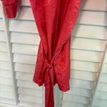 Victoria's Secret Victoria’s Secret Gold Label Red Satin Robe OSFA Photo 3