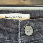 Reformation  Black Washed Ankle Jeans Size 25 EUC #2201 Photo 2