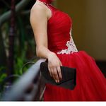 Amazon Black Suede Clutch  Photo 1