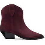 Isabel Marant NIB Dewina Aubergine Suede Booties Size 7 Photo 1