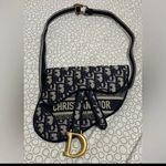 Christian Dior Dior Oblique Navy and Gold Crossbody Bag Photo 5