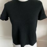 Madewell • Black Knit Crew Neck Short Sleeve Sweater Photo 2