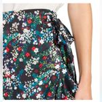 Rebecca Minkoff Zoe floral wrap midi skirt in Black Multi Photo 3