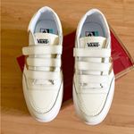 Vans Lowland Cc V (Metallic V) Marshmallow Leather Women Size 8.5 US Photo 3