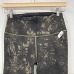 Good American Essentials Tie Dye Seamless Leggings Black & Green Size 3/4 NEW Photo 3