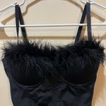 Papaya Fuzzy Black Corset Top Photo 1