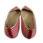 LK Bennett  Savannah Red and White Stripe Flats Photo 4