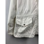 Larry Levine Women's Vintage Y2K  White Wind Breaker Jacket  Size XS Photo 2