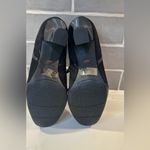 Clarks Artisan Black Suede and Patent Leather Heeled Shoes Classic Elegance Photo 9