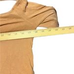 Urban Outfitters  yellow orange long bell sleeve blouse size large Photo 5