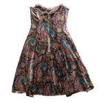 Shoshanna  Vintage Paisley Strapless Dress 4 Photo 1