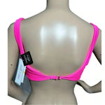 New Salt + Cove Juniors Variegated Ribbed Bikini Top Bright Pink Size Medium Photo 3