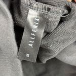 Allfenix Women's XL Sweater Dark Gray Charcoal Pullover Quarter Zip Sweatshirt Photo 8