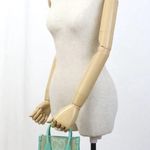 Gucci Monogram Jumbo GG Supreme Dollar Logo Pepper Mint Calfskin Mini Tote Bag Photo 13