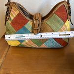 Fossil Vintage  Leather Patchwork Shoulder Bag With Key Photo 10