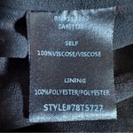 Greylin  Orange Fall Floral Black Tassel Tie Boho Blouse Photo 11