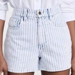 Faherty Topsail Striped Jean Shorts Blue Size 26 Photo 3