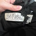 Bob Mackie Vintage Black Lace Corset Style Top Dress Photo 2