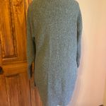 Miss Selfridge ❤️  Green Open Front Longline Knitted Cardigan with Pockets Photo 2