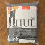 Hue NWT  Plus Size Leatherette Leggings - Filament Grey Size 2X Photo 1