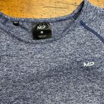 MP Women Sport Crop Top Seamless Ribbed Heathered Blue Size L Gym Workout Size L Photo 1