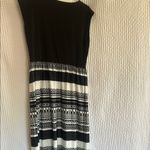 AB Studio  Black and White Maxi Dress Photo 7