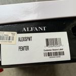 Alexis Alfani Pewter Peeptoe Pumps Photo 6