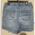 One 5 One  Denim Shorts sz M pockets mom casual blue jean High Rise Photo 2