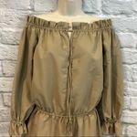 Tularosa NWT Falon Off the Shoulder Taupe Dress Photo 3