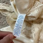 Olga Vintage Ivory Lace Trim Slip Dress Midi Full Slip Size 38 Size M Photo 5