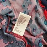 Free People Merlot Combo Love Letter Red & Blue Floral Size Small Photo 12