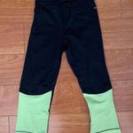 Nike Pro Neon Yellow Cropped Leggings Photo 1