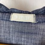 CP Shades  Gray Button Down Long Sleeve 100% Cotton Blouse Top L Photo 3