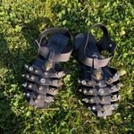 Kurt Geiger LONDON Womens Black Madelyn Round Toe Gladiator Photo 3